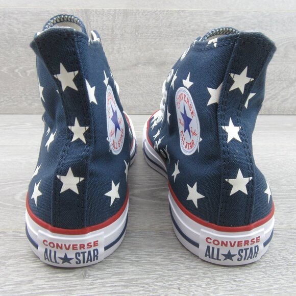 Converse Chuck Taylor All Star HI Archive Stars Womens Size 7.5 Navy NEW - Picture 8 of 14